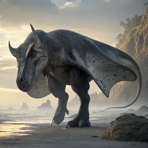Manta ray + Tyrannosaurus rex